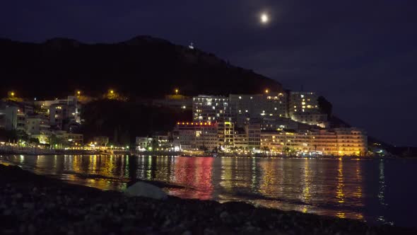 Montenegro. View of the Coast of the Budva Riviera