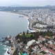 Pacific ocean coast, Avenue Peru Street (Vina del Mar, Chile) aerial view - VideoHive Item for Sale