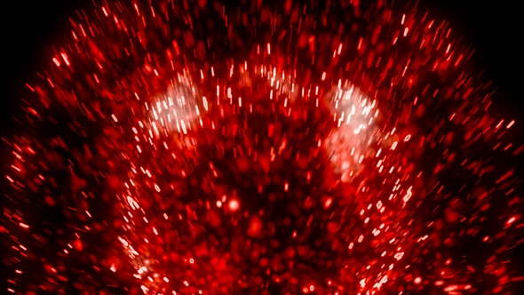 Red Particles Explosion V3