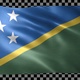 Solomon Islands waving flag looped - VideoHive Item for Sale