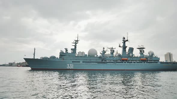 The Warships of Vladivostok in the Pier