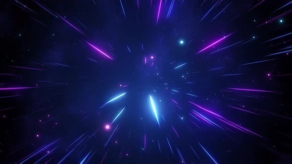 Hyperspace Jump in Outer Space