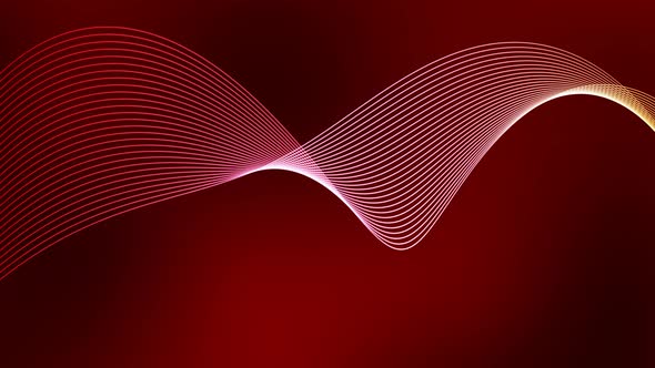 New Gradient Line Wave Animated