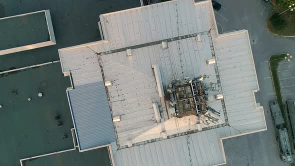 Mobile Telephony Antennas On A Rooftop