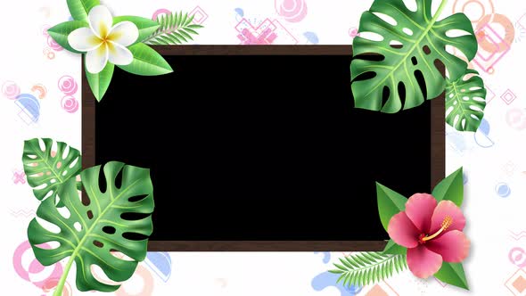 Summer Trendy Frame 01 4k alt