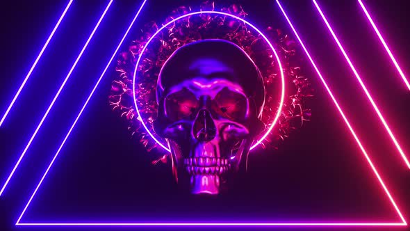 Glowing Skull