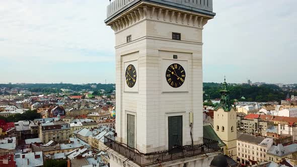 Lviv City Aerial View, Ukraine