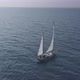 Sailboat navigating by the sea in the morning - VideoHive Item for Sale