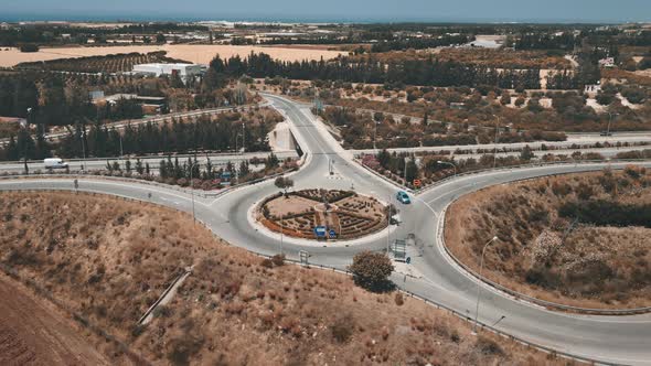 Multilevel Road Junction Suburbs