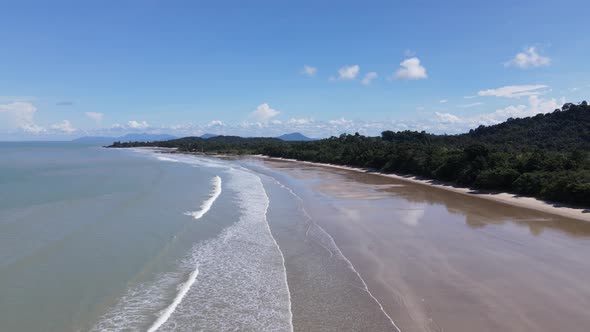 The Beaches at the most southern part of Borneo Island