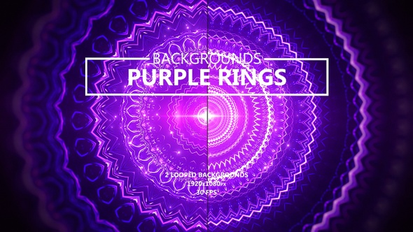 Purple Rings Abstract Backgrounds