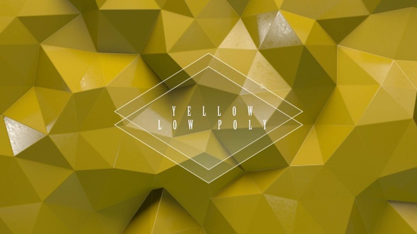 Yellow Low Poly