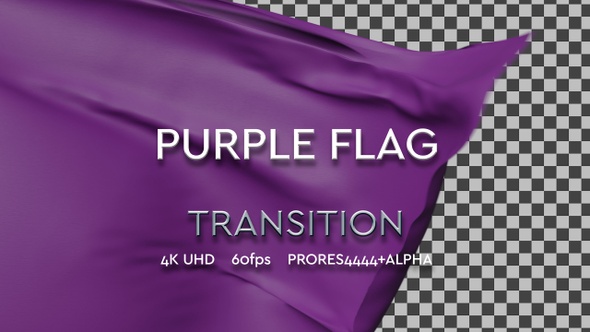 Purple Flag transition | UHD | 60fps alt