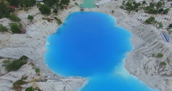 Blue lake