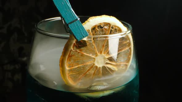 Alcoholic Drink With Lemon