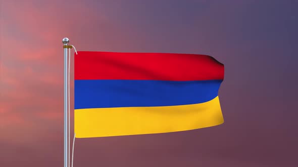 Armenia Flag 4k