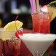 Close up Of Colorful Drinks in Pub - VideoHive Item for Sale