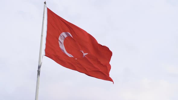 Turkish flag. alt