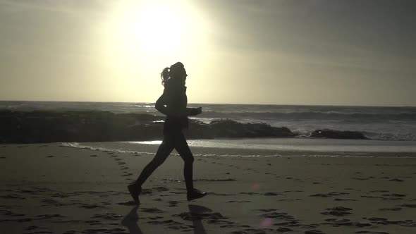 Beach Running