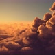 Fly Above the Clouds at Sunset 4k - VideoHive Item for Sale