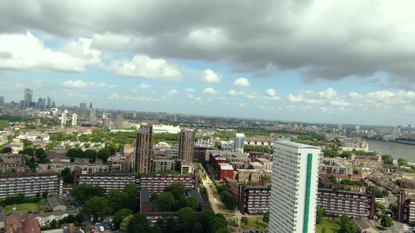 Top view of the Construction site