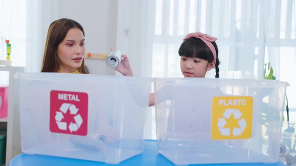 Asian beautiful young woman teacher teaching a lesson to kid at school.