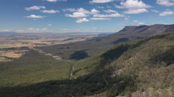 Great Western Tier Conservation Area, Poatina Road, Poatina, Tasmania, Australia Aerial Drone 4K