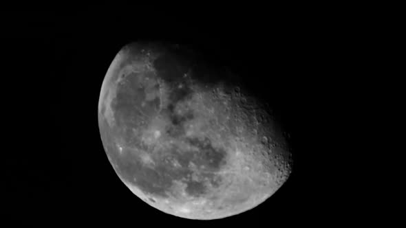 Moon Close-up. Planet Satellite.