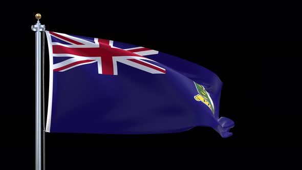 Virgin Islands Uk Waving Flag