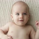 Baby boy lying on blanket, from above - VideoHive Item for Sale