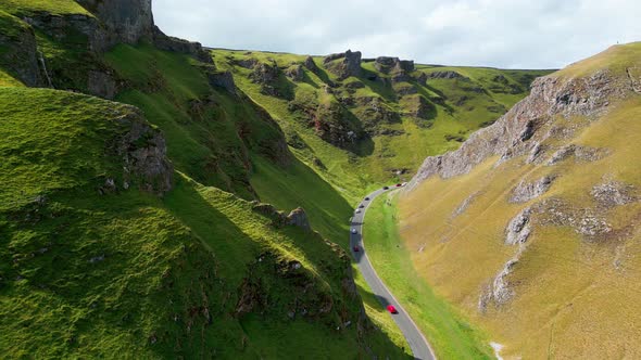 Peak District National Park  Aerial View  Travel Photography