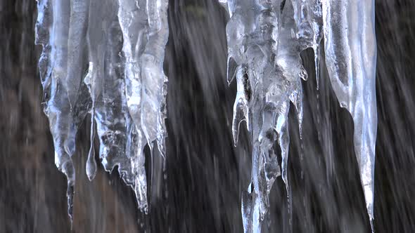 Winter Waterfall Icıcle