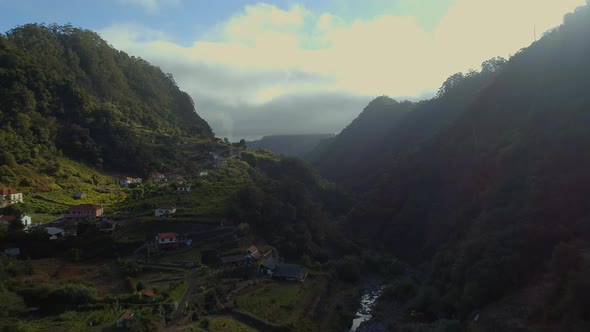 Early Morning in the Misty Valleys of Madeira