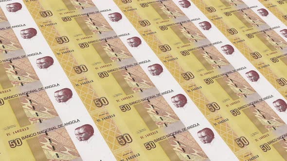 Angola Banknotes Money / 50 Angolan Kwanza 4K