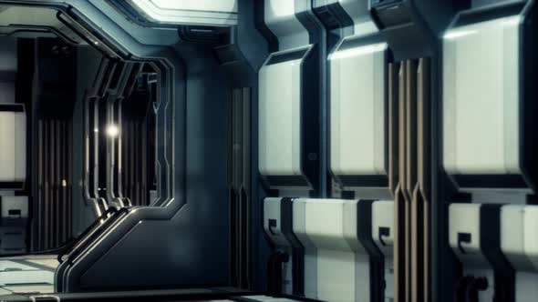 Futuristic Sci Fi Spaceship Interior alt