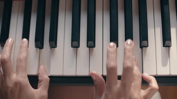 Playing On The Piano