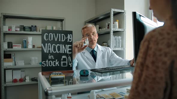 Covid19 Vaccine in Pharmacy Stock