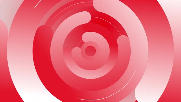 Abstract Radial Shape Background Red