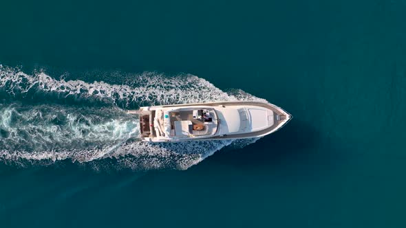 Yacht Sails on the Port of the Mediterranean Sea Turkey Alanya