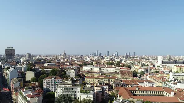 Skyscrapers In Milan City