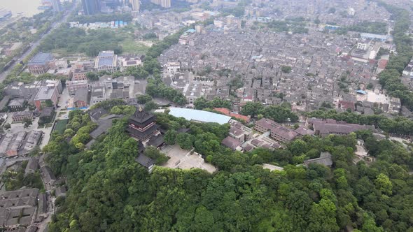 Zhenjiang City, China Aerial