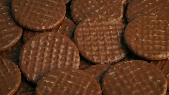 Chocolate Covered Biscuits Rotating