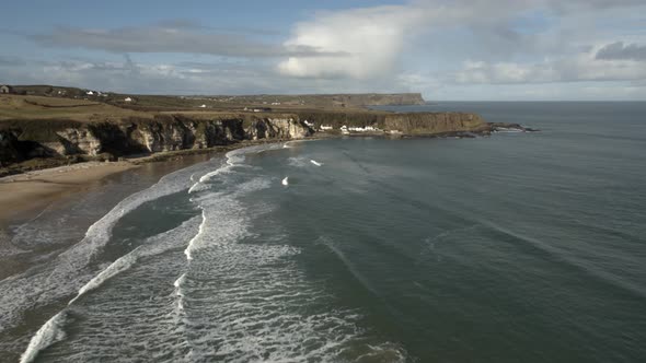 Whitepark Bay in County Antrim, Northern Ireland