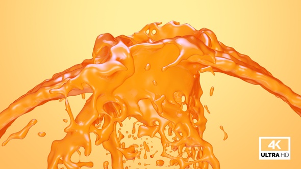 Orange Juice Splash Collision V1 alt