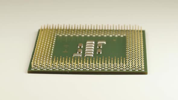 2022.03.10 CPU. An old processor of 2001 release P III-800 on a white background.