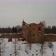 Ruins of Ancient Livonian Order's Stone Medieval Castle Latvia Aerial Drone Top Shot  - VideoHive Item for Sale
