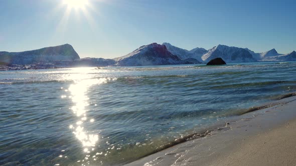 Winter Beach At The Lofoten