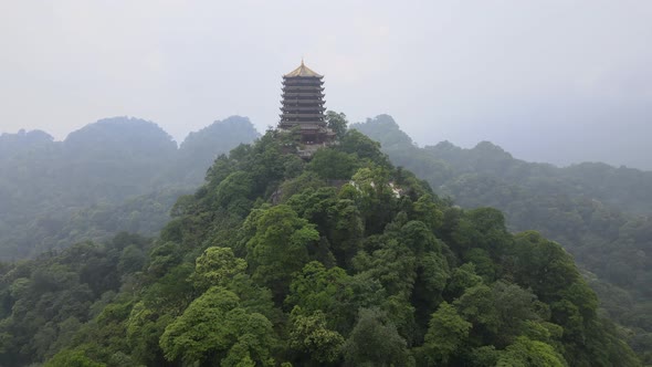 Mount Qingcheng, Aerial China