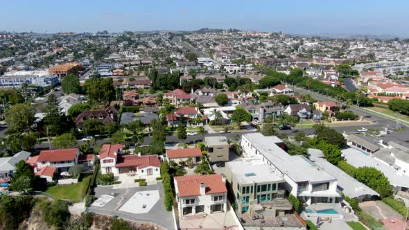Aerial View of Dana Point Town