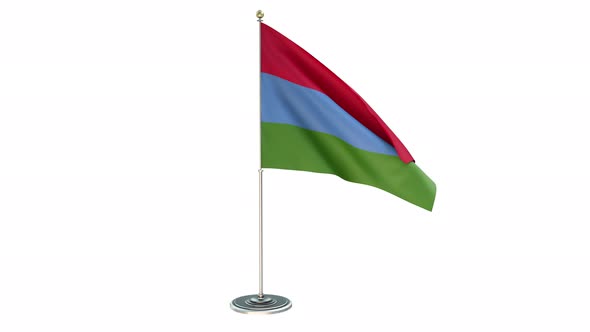 Karelia Small Flag Pole Loops With Alpha alt